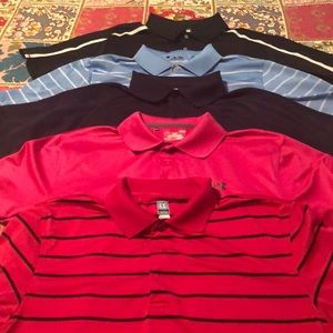 Lot of 5 men’s golf polo, all size large